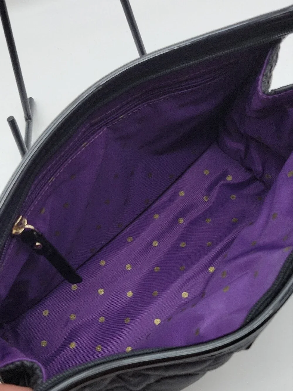 Kate Spade Black Quilted Eddie Clutch NWT